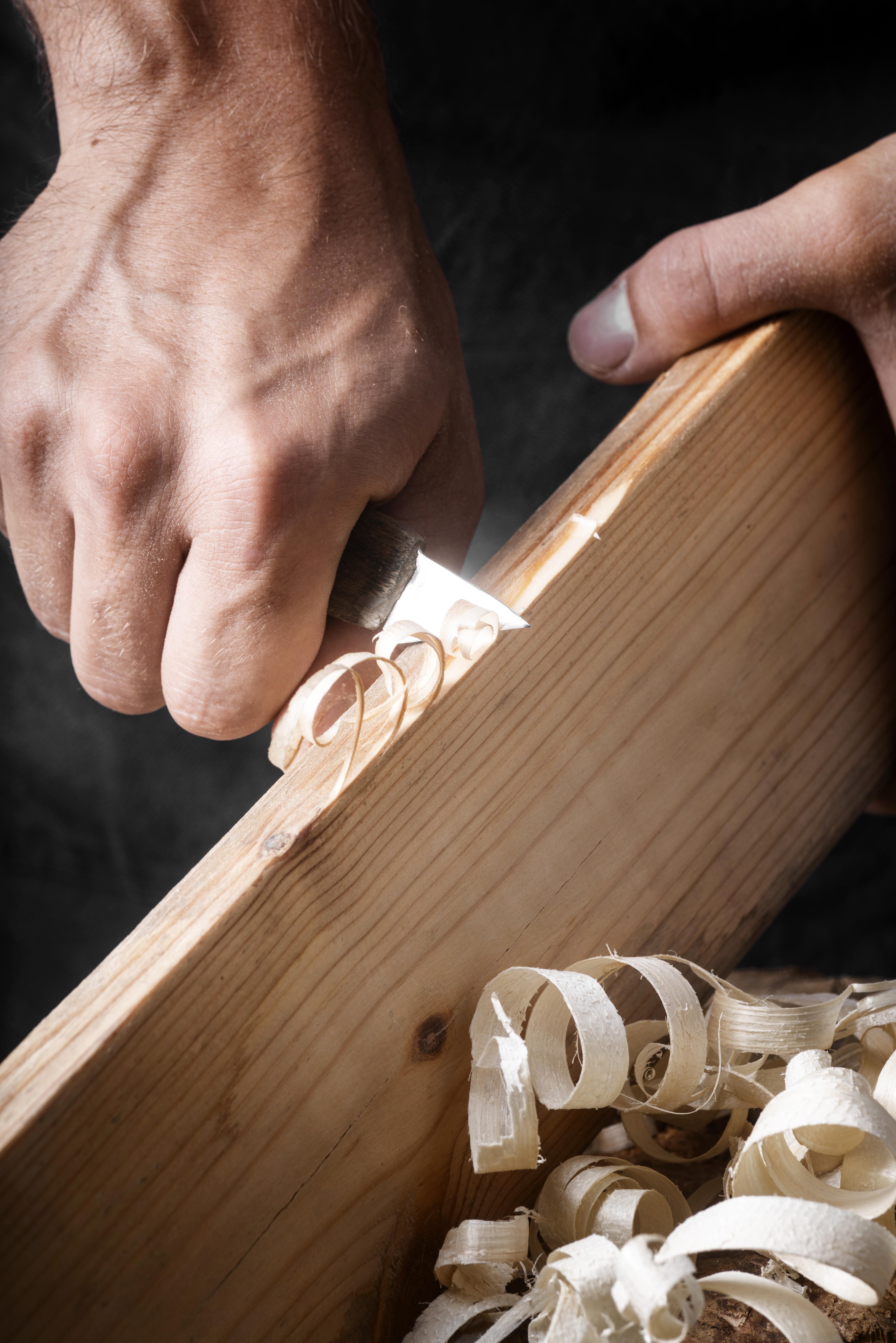 Woodworking in progress